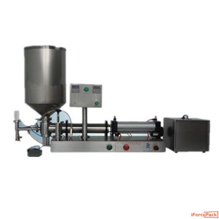 Semi automatic butter grease spring tube filling machine
