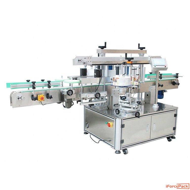 Automatic double side square flat bottle labeling machine03.jpg